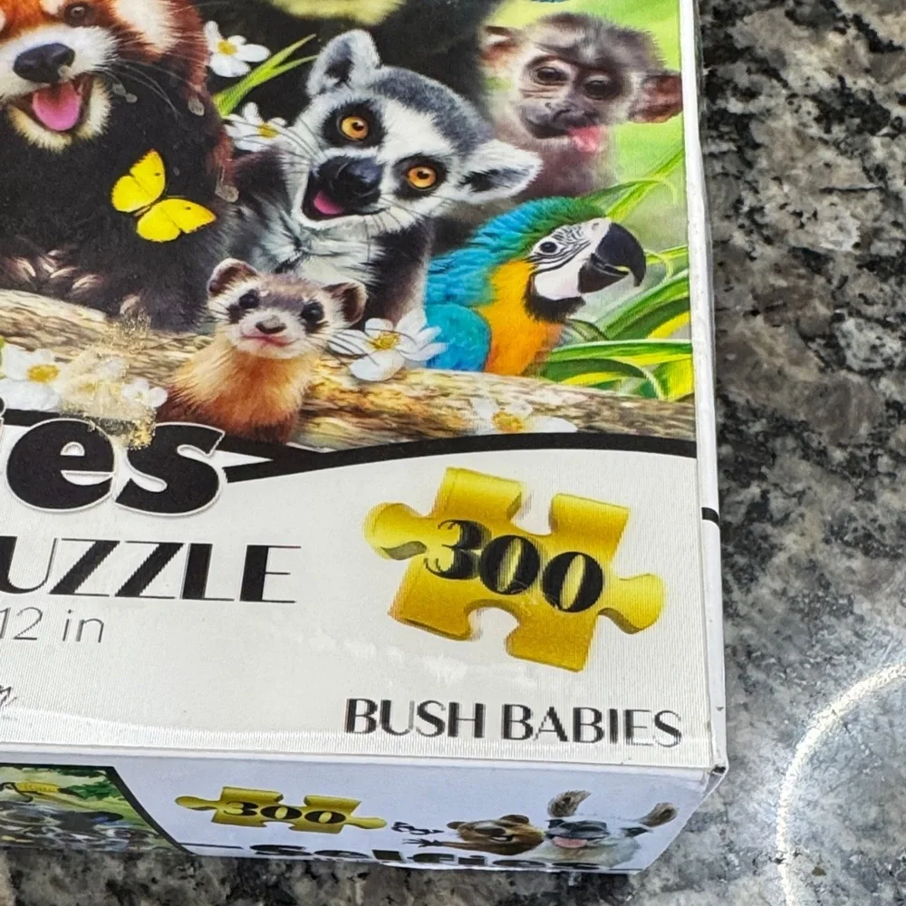 Puzzle Prime 3D Puzzle - Colorful Animals (White/Multicolor) NEW